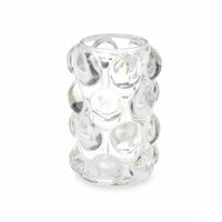 Kaarshouder Microbolletjes Transparant Kristal 8,4 x 12,5 x 8,4 cm (12 Stuks) - thumbnail