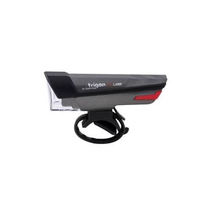 Spanninga Trigon 25 koplamp LED oplaadbaar zwart - thumbnail