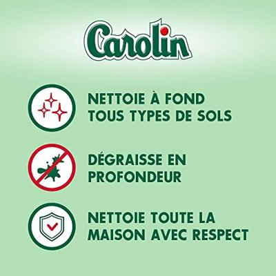 Carolin vloerreiniger Marseillezeep, fles van 1 l