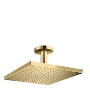 Hoofddouche HansGrohe Raindance E 300 1jet Plafondbevestiging Gepolijst Goud - thumbnail