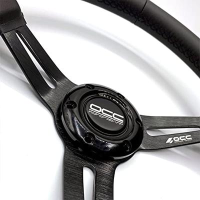 Race stuurwiel OCC Motorsport OCCVOL016 Zwart Leer Ø 35 cm