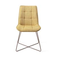 Jesper Home Eetkamerstoel 'Ota' Cross Rose, kleur Bumble Bee - thumbnail