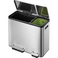 EKO pedaalemmer ecocasa 30+15 l matzilverkleurig - thumbnail