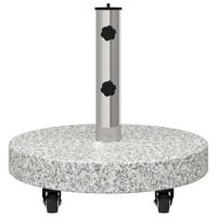 Parasolvoet Verstelbaar Grijs 45 x 45 x 42.5 cm Graniet en RVS - thumbnail