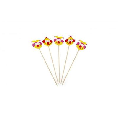 Clown op prikker 190mm 100 stuks