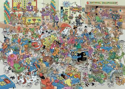 Jumbo Jvh puzzel nk mens erger je niet 1000st