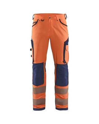 Blåkläder High-Vis werkbroek met 4-weg stretch zonder spijkerzakken 11971642 | High Vis Oranje/Marineblauw | Maat 48 - 7330509840818 Blåkläder High-Vis werkbroek met 4-weg stretch zonder spijkerzakken 11971642 | High Vis Oranje/Marineblauw | Maat 48 - 7330509840818