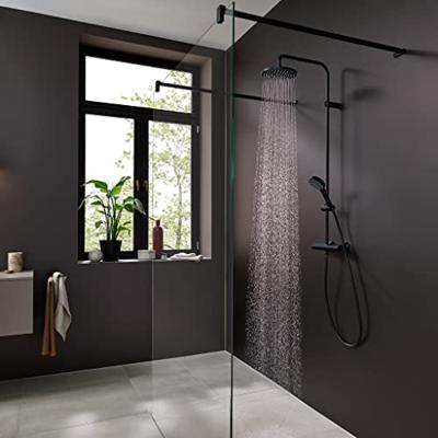 Hansgrohe Vernis Blend showerpipe met thermostaat ecosmart mat zwart 26089670 - thumbnail