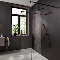 Showerpipe HansGrohe Vernis Blend Mat Zwart - thumbnail