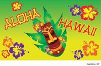 Aloha Hawaii vlag 150cm - thumbnail