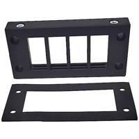 TRU COMPONENTS DVK 16/8 Kabelinvoeringsplaat Klem-Ø (max.) 16 mm Polyamide Zwart 1 stuk(s) - thumbnail