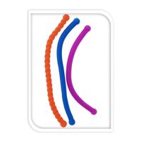 Stretch Fidget Noodle, 3st. - thumbnail
