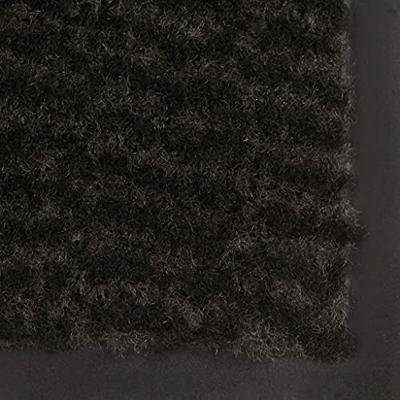 VidaXL Droogloopmat rechthoekig getuft 90x150 cm zwart