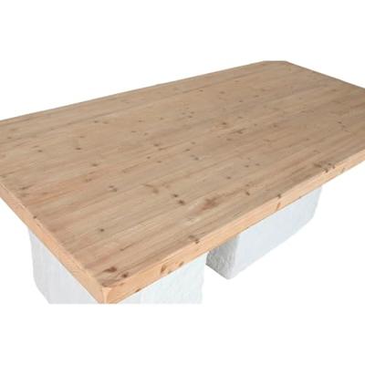 Eettafel Home ESPRIT Wit Hars Spar 180 x 90 x 77 cm