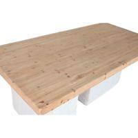 Eettafel Home ESPRIT Wit Hars Spar 180 x 90 x 77 cm - thumbnail
