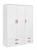 Cool Kids Kledingkast 3 Deuren en 4 Laden - thumbnail