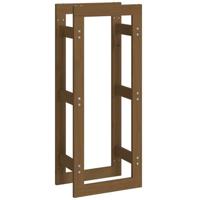 VidaXL Haardhoutrek 41x25x100 cm massief grenenhout honingbruin - thumbnail