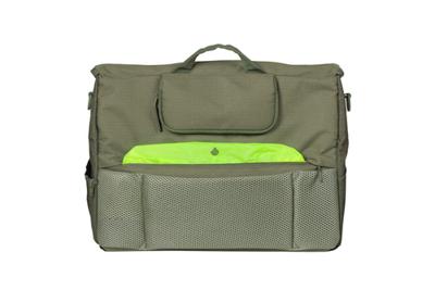 Basil b-safe commuter nordlicht - laptoptas - 17 liter - olijf groen