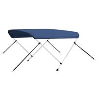VidaXL Biminitop 2-boogs 150x120x110 cm marineblauw - thumbnail