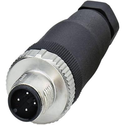 Phoenix Contact 1513334 Sensor/actuator connector, niet geassembleerd M12 Aantal polen (sensoren): 8 Stekker, recht 1 stuk(s)