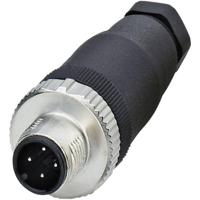 Phoenix Contact 1513334 Sensor/actuator connector, niet geassembleerd M12 Aantal polen (sensoren): 8 Stekker, recht 1 stuk(s) Piece - thumbnail