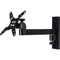 SpeaKa Professional SP-6456756 Monitor-wandbeugel Aantal monteerbare displays: 1 Display(s) 33,0 cm (13) - 76,2 cm (30) Zwart Kantelbaar, Zwenkbaar, Uittrekbaar - thumbnail