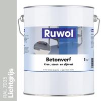 Ruwol Betonverf Lichtgrijs (RAL 7035) 5 liter - thumbnail