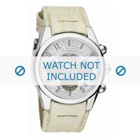 Dolce & Gabbana horlogeband DW0258 Leder Cream wit / Beige / Ivoor - thumbnail