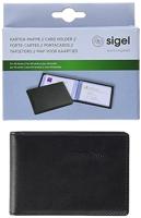 Sigel VZ170 VZ170 Visitekaartmap 40 kaarten (b x h x d) 110 x 75 x 12 mm Zwart Kunststof - thumbnail