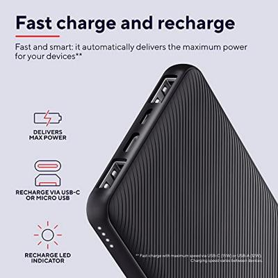 Trust Primo 10.000 mAh Powerbank 15W Zwart - thumbnail