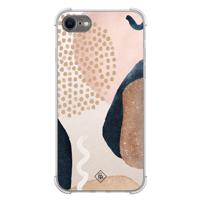 iPhone SE (2020/2022) / 8 / 7 shockproof hoesje - Abstract dots - thumbnail