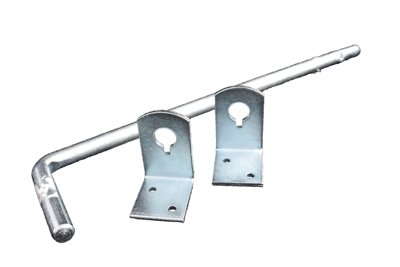 Waelbers Grondgrendel 400 mm, blauw verzinkt (GV) - 5 Stuk(s) - 1351.42