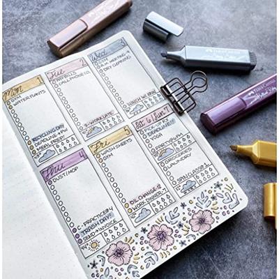 Faber Castell Markeerstift - Metallic roze