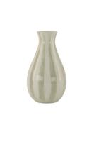 Zusss Vaasje Keramiek Streep Smal Wit Zand - thumbnail