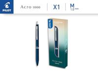 Pilot balpen Acro 1000, medium punt, in giftbox, blauw - thumbnail
