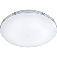 LED Plafondlamp - Badkamerlamp - Trion Apity - Opbouw Rond 24W - Spatwaterdicht IP44 - Dimbaar - Warm Wit 3000K - Glans Chroom - Aluminium - thumbnail