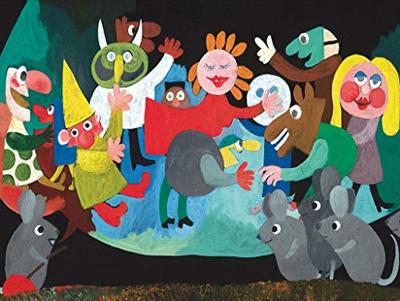 New York Puzzle Company Mouse Carnival - 48 stukjes (vloer)