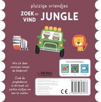Rebo Publishers Zoek en vind - jungle pluizige vriendjes - thumbnail