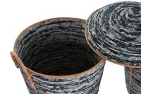 Mandenset DKD Home Decor Rotan Boho (51 x 51 x 65 cm) - thumbnail