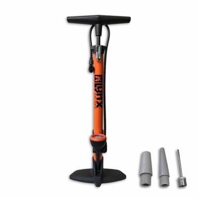 Lynx Fietspomp met manometer 6 bar oranje