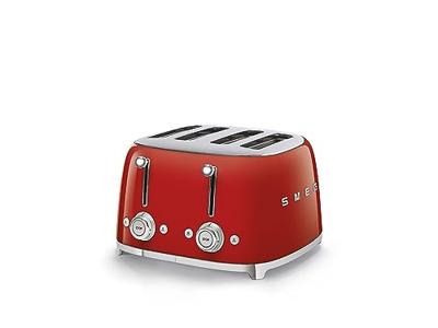 Smeg TSF03RDEU broodrooster 4x4, rood - thumbnail