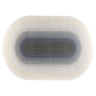 Zuiver Vloerkleed 'Olympic' 67 x 245cm, kleur Blauw