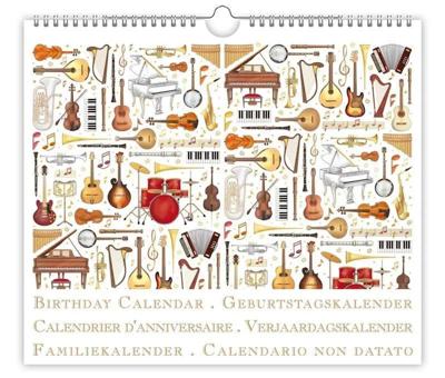 Verjaardagskalender Instrumenten Verjaardagskalender Instrumenten