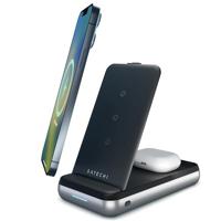 Satechi Duo draadloze oplader stand & powerbank (10.000 mAh/10W) - Space Gray - thumbnail