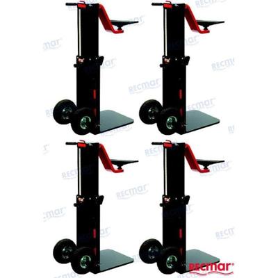 RECH10 - SET VAN 4 STEUNEN VOOR HET LOSLADEN VAN BOOT