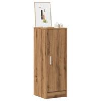 VidaXL Schoenenkast 32x35x92 cm bewerkt hout artisanaal eikenkleur - thumbnail