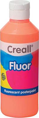 Plakkaatverf creall fluor oranje 250ml | 6 stuks