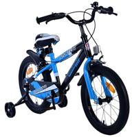 Volare sportivo kinderfiets - jongens - 16 inch - blauw zwart - twee handremmen - thumbnail