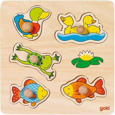 Goki 5 Delige Puzzel ONS Vijvertje