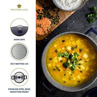 MasterClass Braadpan - Blauw - ø 20 cm / 2.5 liter - standaard anti-aanbaklaag - thumbnail